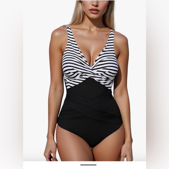 NEW-Women Elegant 2025 
Tummy Control Bathing Suit 
Cutout Swimwear - Picture 5 of 8